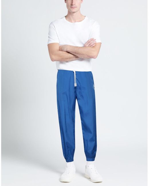Marcelo Burlon Blue Pants for men