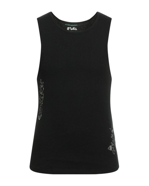 ANDERSSON BELL Black Tank Top for men