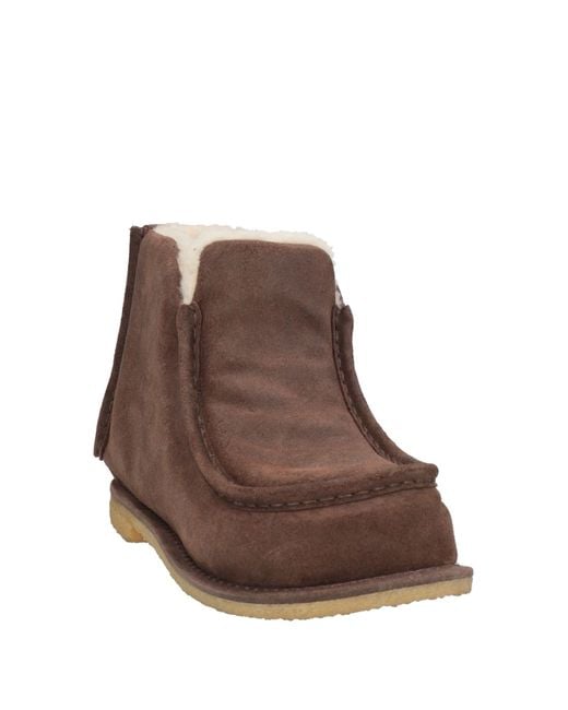 J.W. Anderson Brown Ankle Boots