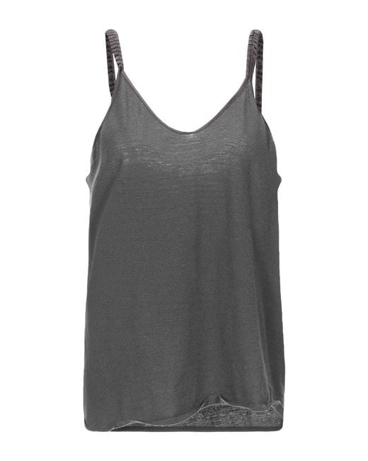 Armani Collezioni Gray Top Cashmere, Polyester