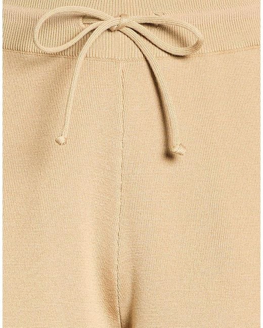 Burberry Natural Sand Pants Wool, Polyamide, Elastane