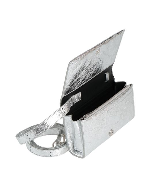 Jil Sander Gray Handbag Ovine Leather