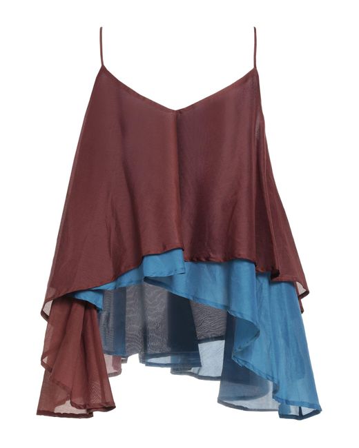Semicouture Red Tops