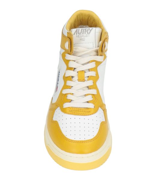 Autry Yellow Sneakers