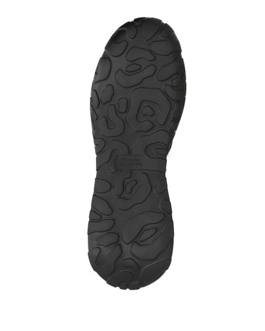 McQueen Blue Midnight Sneakers Leather for men