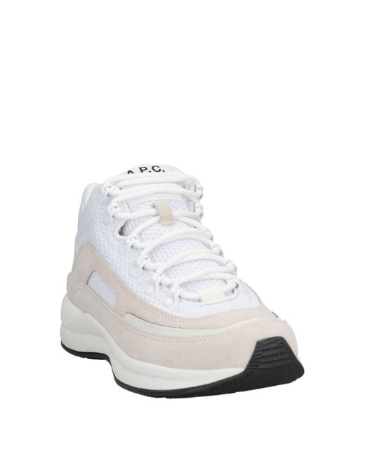 A.P.C. White Trainers for men