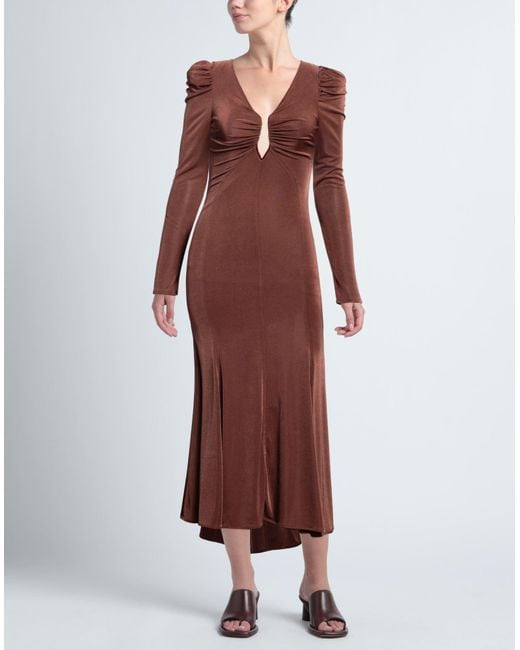 Aniye By Purple Maxi Dress Polyester, Elastane