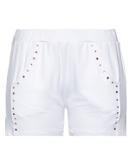 Ean 13 Love White Shorts & Bermuda Shorts