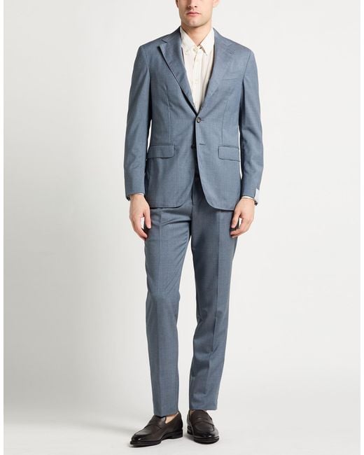 Caruso Blue Suit for men