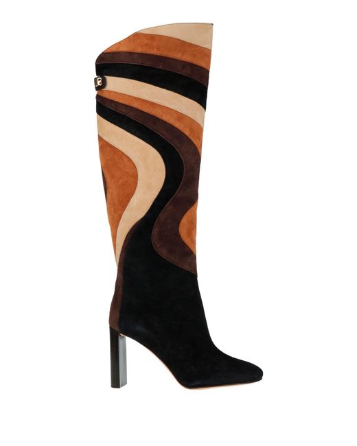 Skorpios Black Boot Leather