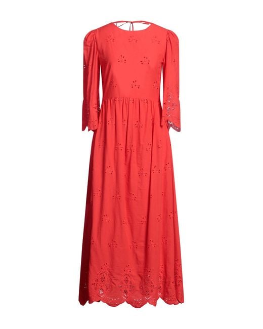 Borgo De Nor Red Maxi-Kleid