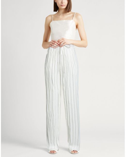 Alysi White Trouser