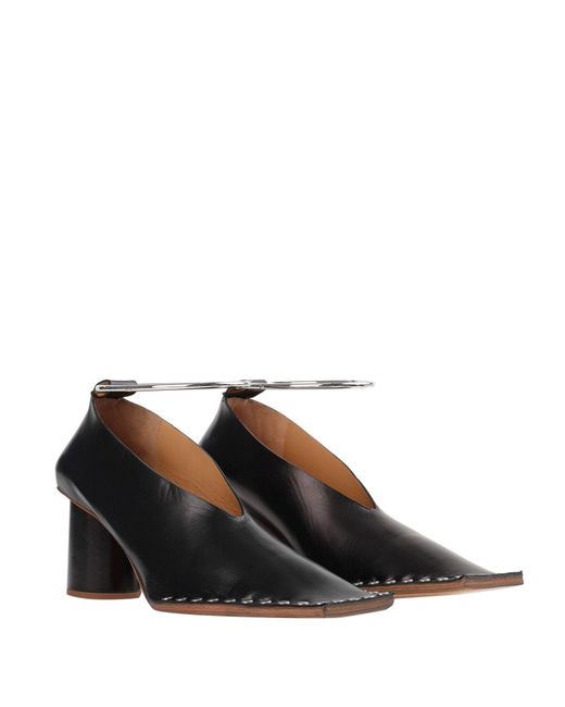 Jil Sander Black Pumps Leather