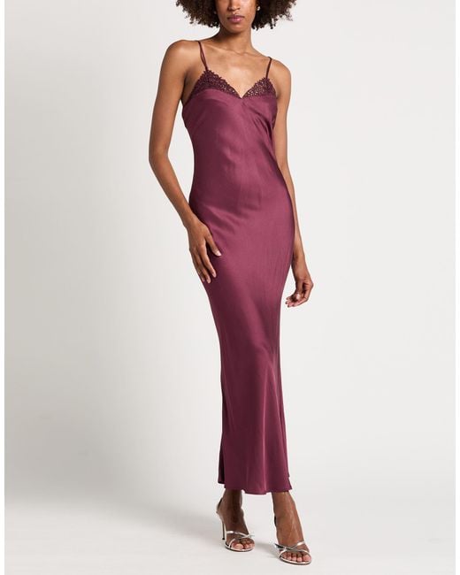 Twinset Purple Maxi Dress