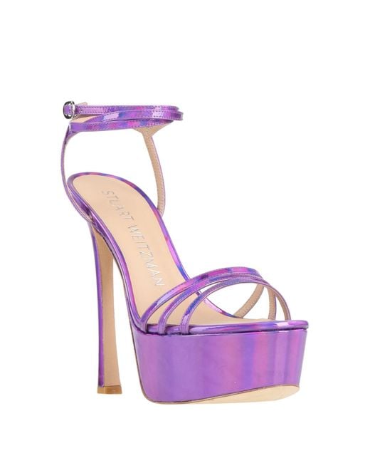 Stuart Weitzman Purple Sandals