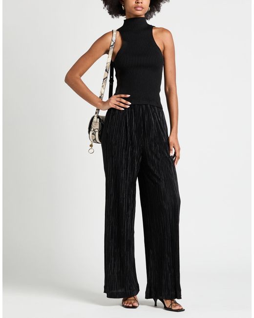 SOLOTRE Black Pants Polyester