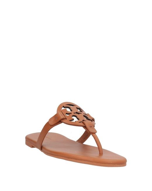 Tory Burch Brown Thong Sandal