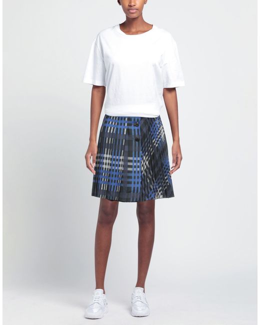 MSGM Blue Mini Skirt