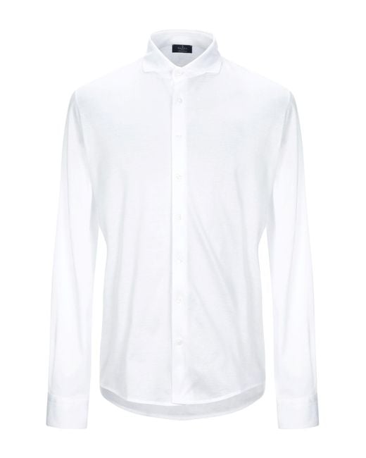 Camicia di Barba Napoli in White da Uomo