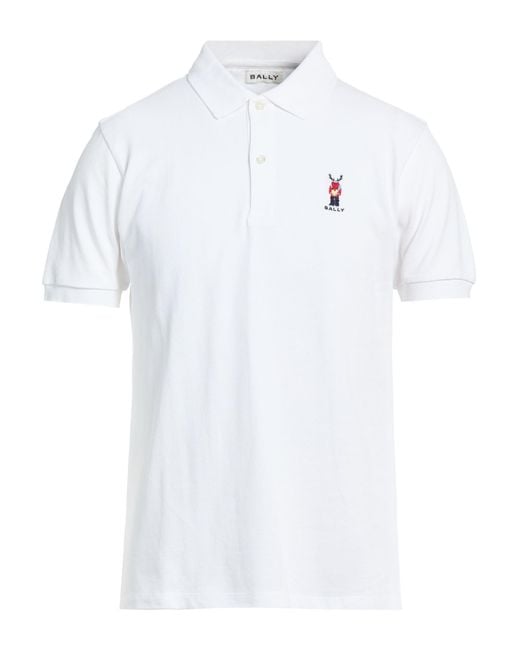 Bally White Polo Shirts for men