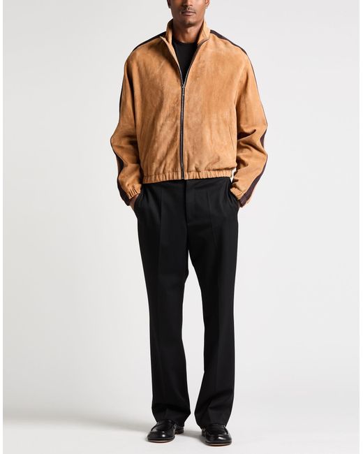 Marni Brown Camel Jacket Leather for men