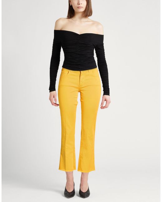 Fay Yellow Trouser
