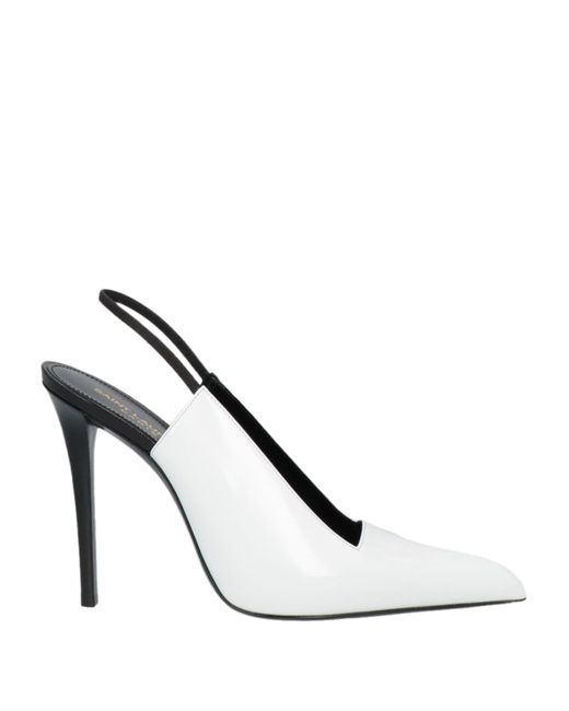 Zapatos de salón Saint Laurent de color White