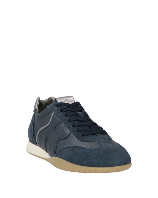 Hogan Blue Sneakers Leather