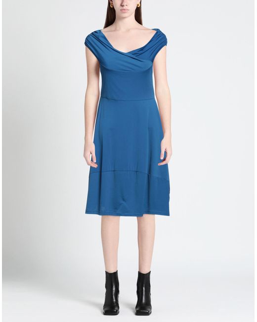 Sandro Ferrone Blue Mini Dress