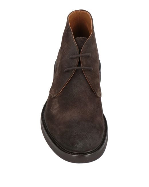 Doucal's Brown Ankle Boots for men