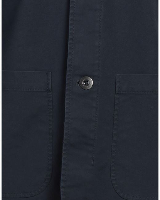Montedoro Blue Midnight Jacket Cotton, Elastane for men