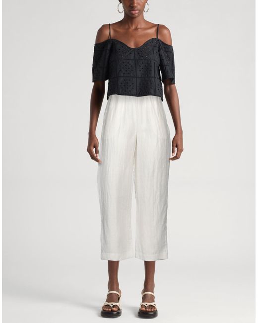 Alpha Studio White Trouser