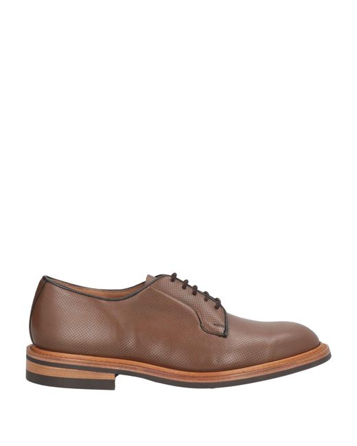 Tricker's Brown Lace-Up Shoes for men