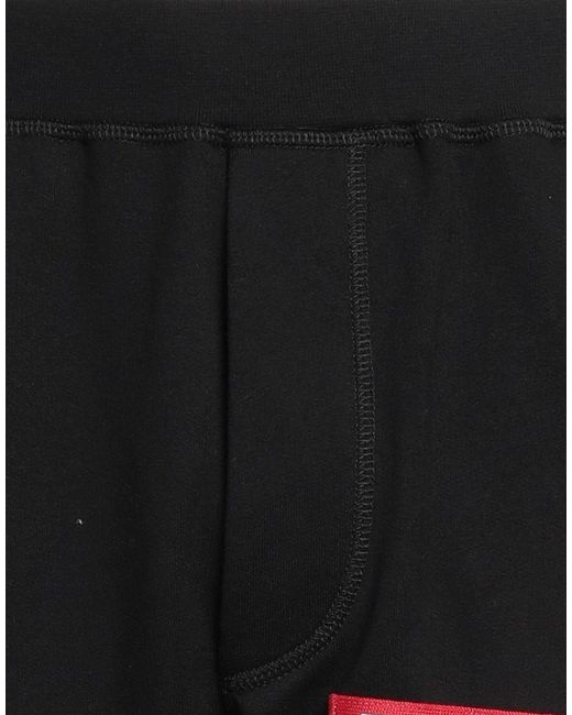 DSquared² Black Pants Cotton, Elastane for men