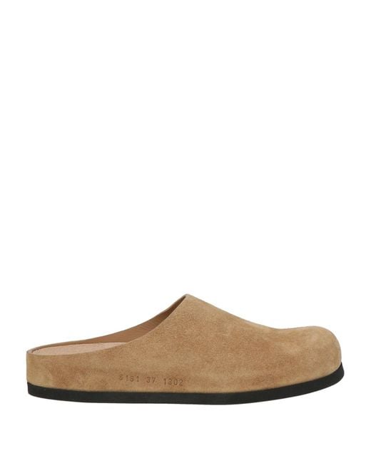 Common Projects Brown Mules & Clogs