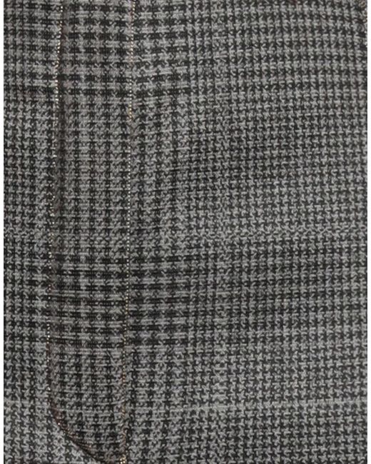 Mugler Gray Pants Polyester, Viscose, Elastane