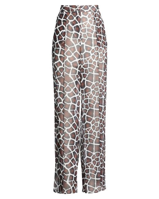 Babylon White Pants Polyester