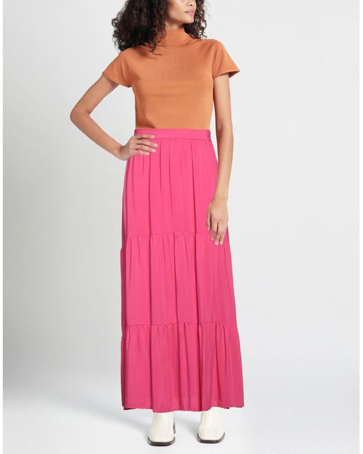 Caractere Pink Maxi Skirt