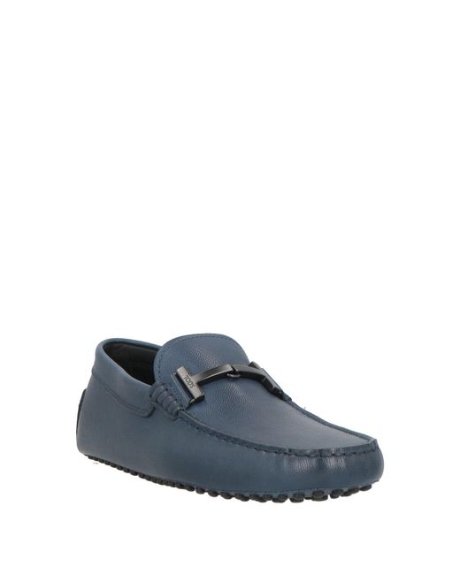 Tod's Blue Midnight Loafers Leather for men