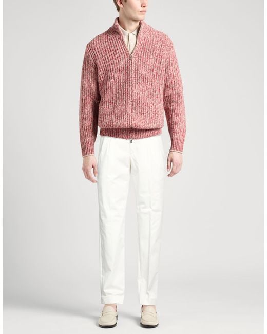 Barba Napoli White Pants for men