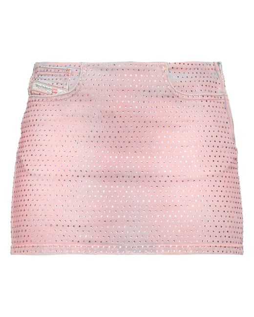 DIESEL Pink Denim Skirt