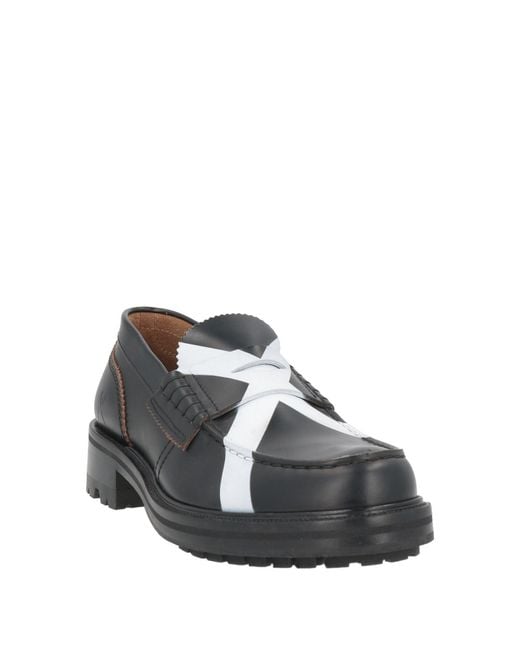 COLLEGE Gray Loafers Leather for men