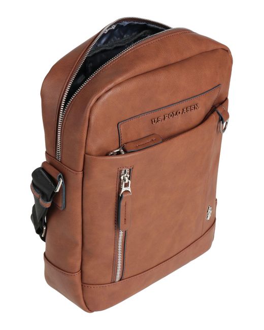 U.S. POLO ASSN. Brown Cross-body Bag for men