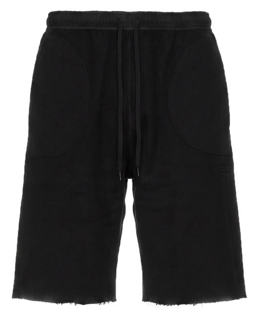 MM6 by Maison Margiela Black Shorts & Bermuda Shorts Cotton for men