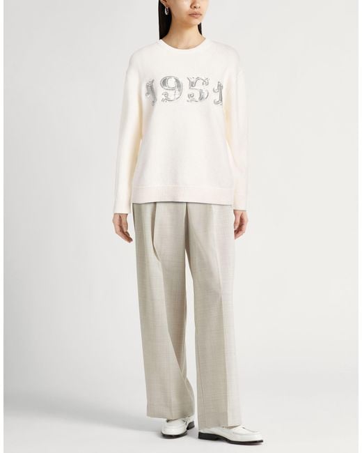 Max Mara White Pullover