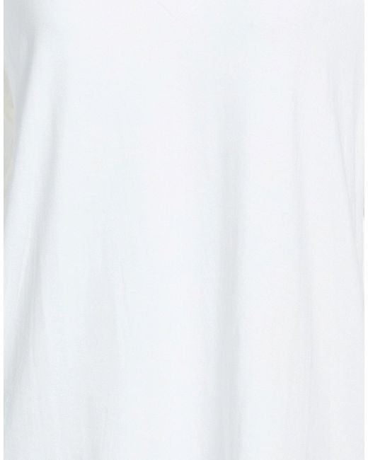Majestic Filatures Women's White Ivory T-Shirt Viscose, Elastane
