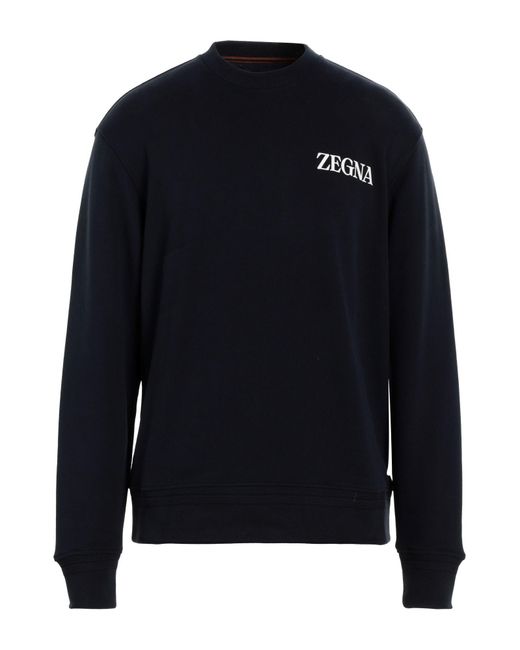 Zegna Blue Sweatshirt for men