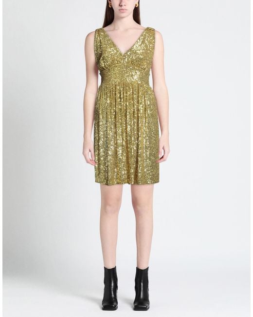 Sandro Ferrone Green Short Dress