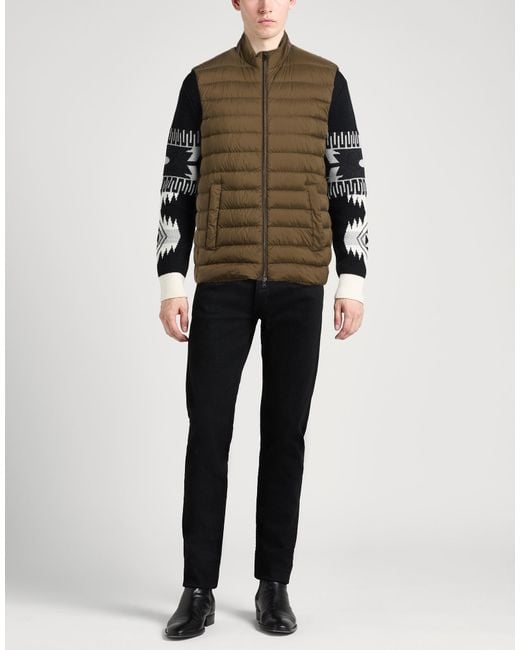 Herno Green Vests for men