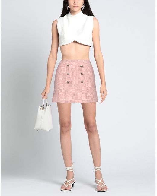 Maje Pink Mini Skirt